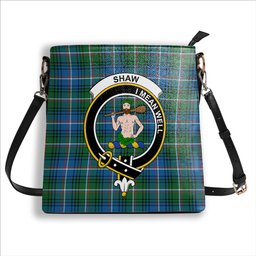 ScotsTee Shop Scottish Shaw of Carolina Ancient Crest Tartan Bucket Bag Ladies Shoulder Bag Midi