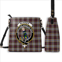 ScotsTee Shop Scottish McInnes Ancient Hunting Crest Tartan Bucket Bag Ladies Shoulder Bag Midi