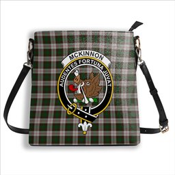 ScotsTee Shop Scottish McKinnon Dress Crest Tartan Bucket Bag Ladies Shoulder Bag Midi