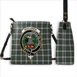 ScotsTee Shop Scottish MacLaren Dress Crest Tartan Bucket Bag Ladies Shoulder Bag Midi