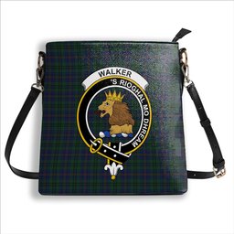 ScotsTee Shop Scottish Walker Hunting Crest Tartan Bucket Bag Ladies Shoulder Bag Midi