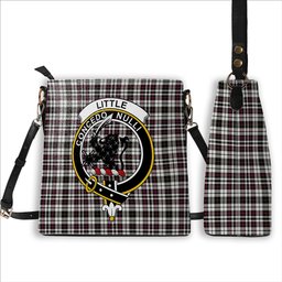 ScotsTee Shop Scottish Little Arisaid Modern Crest Tartan Bucket Bag Ladies Shoulder Bag Midi