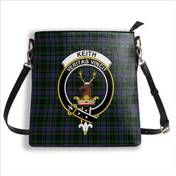 ScotsTee Shop Scottish Keith McCormick Crest Tartan Bucket Bag Ladies Shoulder Bag Midi