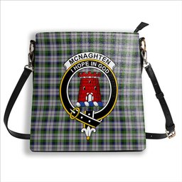 ScotsTee Shop Scottish Mcnaghten Dress Crest Tartan Bucket Bag Ladies Shoulder Bag Midi