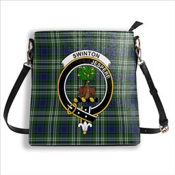 ScotsTee Shop Scottish Swinton Crest Tartan Bucket Bag Ladies Shoulder Bag Midi