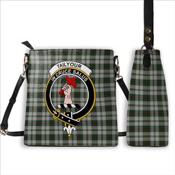 ScotsTee Shop Scottish Tailyour Dress 2 Crest Tartan Bucket Bag Ladies Shoulder Bag Midi