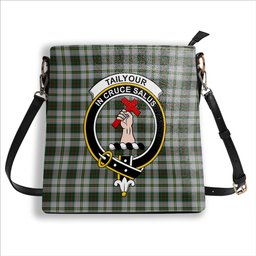 ScotsTee Shop Scottish Tailyour Dress 2 Crest Tartan Bucket Bag Ladies Shoulder Bag Midi