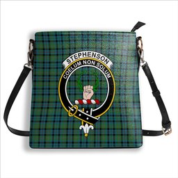ScotsTee Shop Scottish Stephenson Hunting Ancient Crest Tartan Bucket Bag Ladies Shoulder Bag Midi