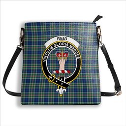 ScotsTee Shop Scottish Reid (Mill City) Modern Clan Crest Tartan Bucket Bag Ladies Shoulder Bag Midi