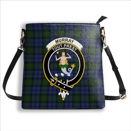 ScotsTee Shop Scottish Murray 1810 Crest Tartan Bucket Bag Ladies Shoulder Bag Midi