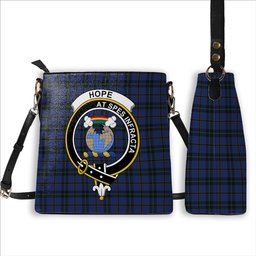 ScotsTee Shop Scottish Hope-Weir Weir 1 Crest Tartan Bucket Bag Ladies Shoulder Bag Midi