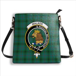 ScotsTee Shop Scottish Walker Hunting Ancient Crest Tartan Bucket Bag Ladies Shoulder Bag Midi