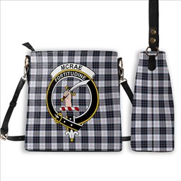 ScotsTee Shop Scottish McRae Dress Modern Crest Tartan Bucket Bag Ladies Shoulder Bag Midi