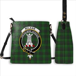 ScotsTee Shop Scottish McLean of Duart Hunting Ancient Crest Tartan Bucket Bag Ladies Shoulder Bag Midi