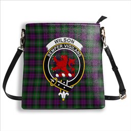ScotsTee Shop Scottish Wilsons 175 Crest Tartan Bucket Bag Ladies Shoulder Bag Midi
