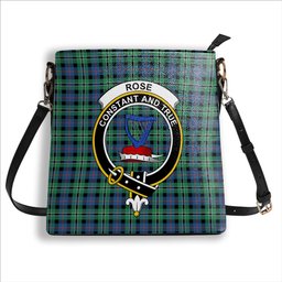 ScotsTee Shop Scottish Rose Hunting Ancient Crest Tartan Bucket Bag Ladies Shoulder Bag Midi