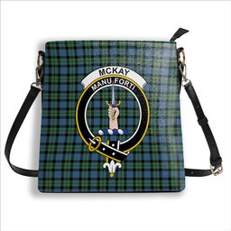 ScotsTee Shop Scottish McKay Ancient Crest Tartan Bucket Bag Ladies Shoulder Bag Midi