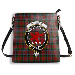 ScotsTee Shop Scottish Wilsons 043 Crest Tartan Bucket Bag Ladies Shoulder Bag Midi