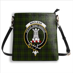 ScotsTee Shop Scottish MacLean Hunting Crest Tartan Bucket Bag Ladies Shoulder Bag Midi
