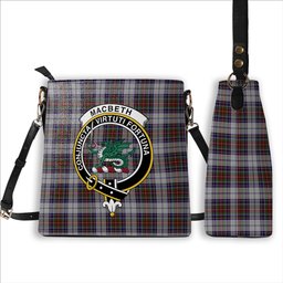 ScotsTee Shop Scottish MacBeth Dress Crest Tartan Bucket Bag Ladies Shoulder Bag Midi