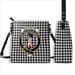 ScotsTee Shop Scottish Shepherd Crest Tartan Bucket Bag Ladies Shoulder Bag Midi