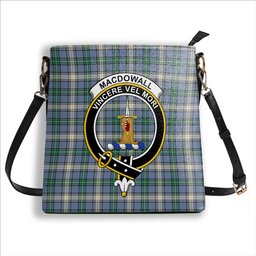 ScotsTee Shop Scottish MacDowall Ancient Crest Tartan Bucket Bag Ladies Shoulder Bag Midi
