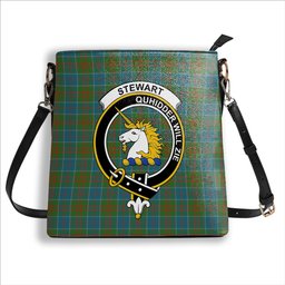 ScotsTee Shop Scottish Stewart of Appin Hunting Ancient Clan Crest Tartan Bucket Bag Ladies Shoulder Bag Midi
