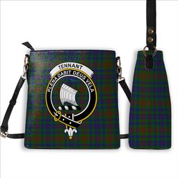 ScotsTee Shop Scottish Tennant Yules Crest Tartan Bucket Bag Ladies Shoulder Bag Midi