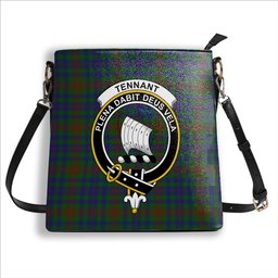 ScotsTee Shop Scottish Tennant Yules Crest Tartan Bucket Bag Ladies Shoulder Bag Midi