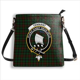 ScotsTee Shop Scottish Tennant Crest Tartan Bucket Bag Ladies Shoulder Bag Midi