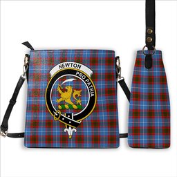 ScotsTee Shop Scottish Newton Crest Tartan Bucket Bag Ladies Shoulder Bag Midi