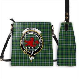 ScotsTee Shop Scottish Young Life International Scotland Crest Tartan Bucket Bag Ladies Shoulder Bag Midi