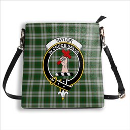 ScotsTee Shop Scottish Taylor Dress Crest Tartan Bucket Bag Ladies Shoulder Bag Midi