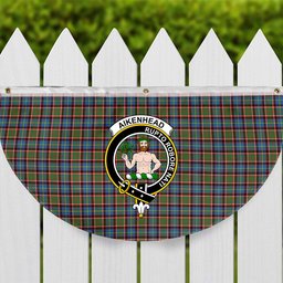 ScotsTee Shop Scottish Aikenhead Crest Tartan Non-Pleated Fan Flag Bunting Banner