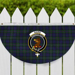 ScotsTee Shop Scottish Baird Modern Crest Tartan Non-Pleated Fan Flag Bunting Banner