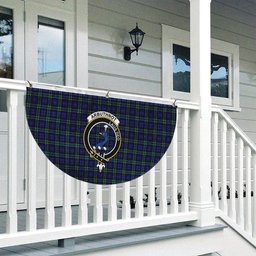 ScotsTee Shop Scottish Arbuthnot Modern Crest Tartan Non-Pleated Fan Flag Bunting Banner