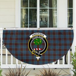 ScotsTee Shop Scottish Anderson Paton Crest Tartan Non-Pleated Fan Flag Bunting Banner