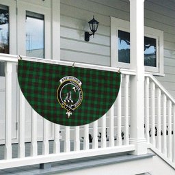 ScotsTee Shop Scottish Anstruther Crest Tartan Non-Pleated Fan Flag Bunting Banner