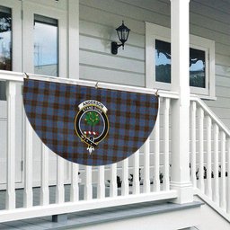 ScotsTee Shop Scottish Anderson Coulson Bonner 2 Crest Tartan Non-Pleated Fan Flag Bunting Banner