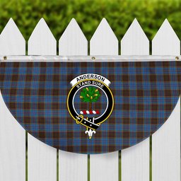 ScotsTee Shop Scottish Anderson Coulson Bonner 2 Crest Tartan Non-Pleated Fan Flag Bunting Banner
