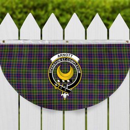 ScotsTee Shop Scottish Arnott Crest Tartan Non-Pleated Fan Flag Bunting Banner