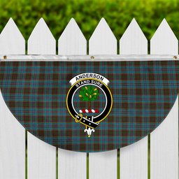 ScotsTee Shop Scottish Anderson Crest Tartan Non-Pleated Fan Flag Bunting Banner
