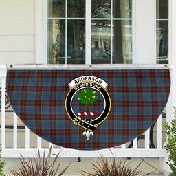 ScotsTee Shop Scottish Anderson MacGregor Hastie 1 Crest Tartan Non-Pleated Fan Flag Bunting Banner