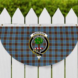 ScotsTee Shop Scottish Anderson SC Crest Tartan Non-Pleated Fan Flag Bunting Banner