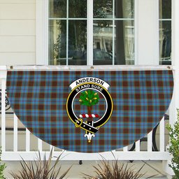 ScotsTee Shop Scottish Anderson SC Crest Tartan Non-Pleated Fan Flag Bunting Banner