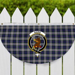 ScotsTee Shop Scottish Baird Dress Crest Tartan Non-Pleated Fan Flag Bunting Banner