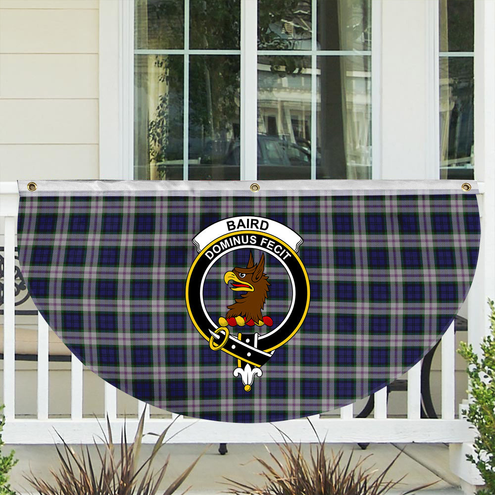 ScotsTee Shop Scottish Baird Dress Crest Tartan Non-Pleated Fan Flag Bunting Banner