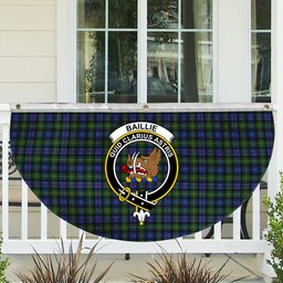 ScotsTee Shop Scottish Baillie Hunting Crest Tartan Non-Pleated Fan Flag Bunting Banner