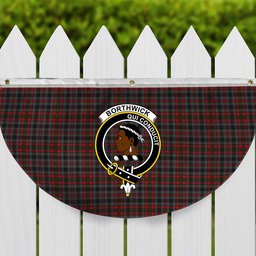 ScotsTee Shop Scottish Borthwick Hunting Crest Tartan Non-Pleated Fan Flag Bunting Banner