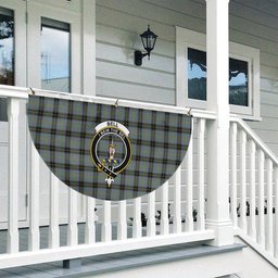 ScotsTee Shop Scottish Bell of the Borders Crest Tartan Non-Pleated Fan Flag Bunting Banner